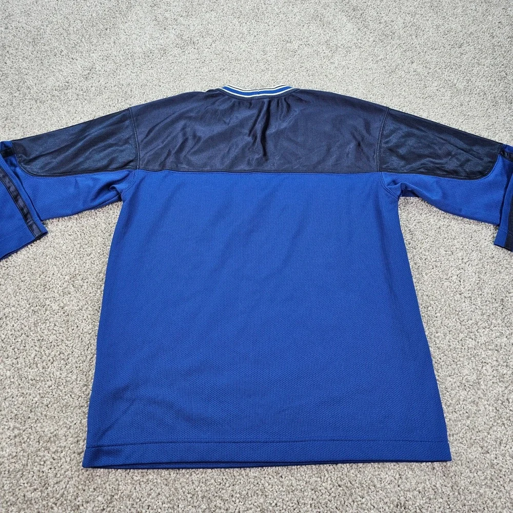 Vintage Nike Youth Long‎ Sleeve Jersey Blue Swoosh Embroidered Cowboys Colts NFL